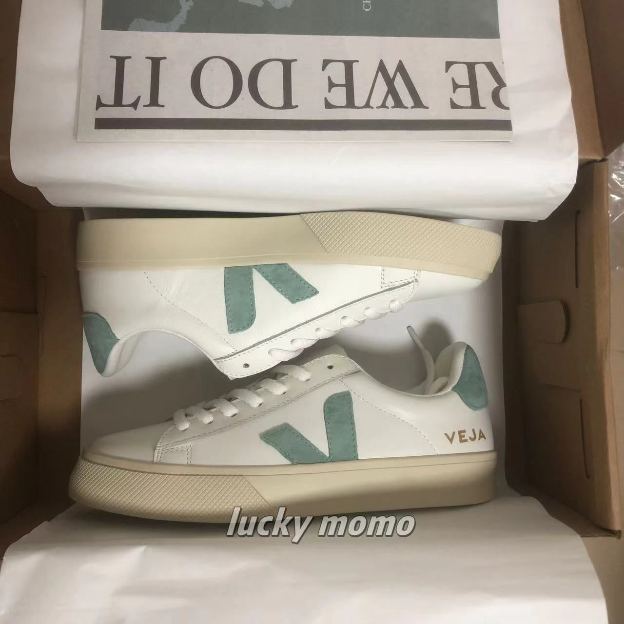 VEJA ヴェジャ ESPLAR LOGO ホワイトレザー レディーススニーカー 靴