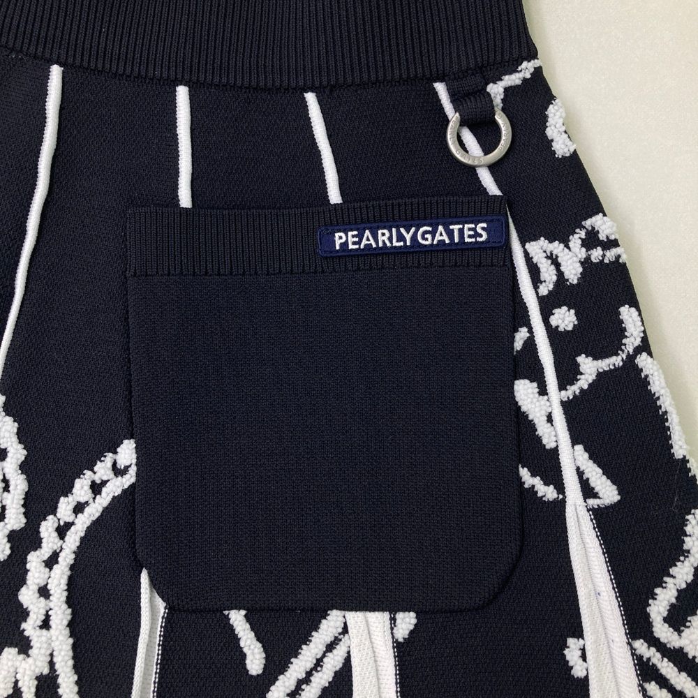 サイズ：0 PEARLY GATES パーリーゲイツ ;2024年モデル ニットスカート