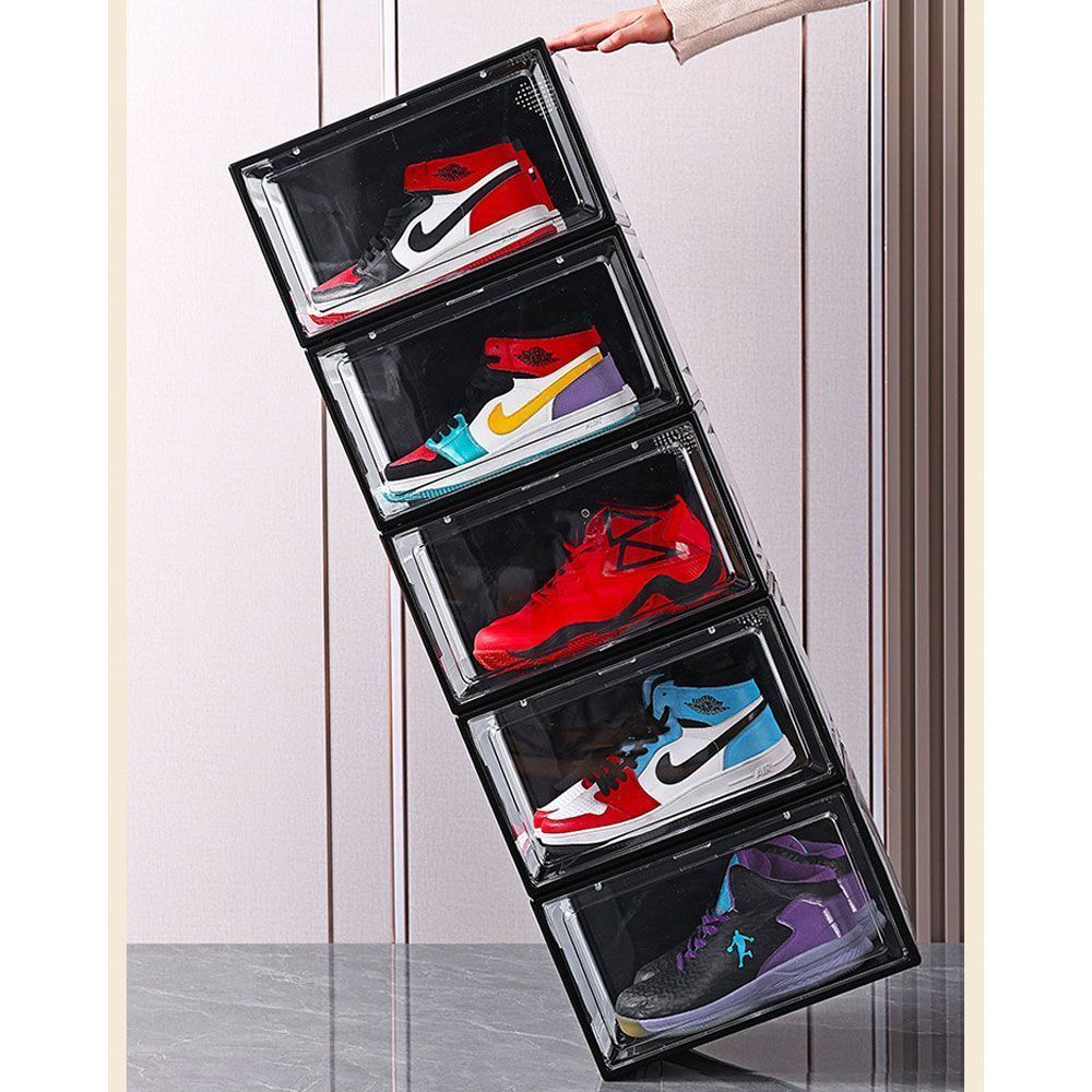 シューズボックス ブラック クリア 4個セット×3 シューズボックス ブラック クリア 4個セット×3 シューズボックス