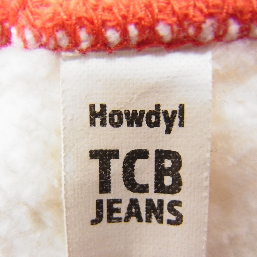 ティーシービージーンズ TCB jeans Sure's Snow Zip sweat shirt 雪柄