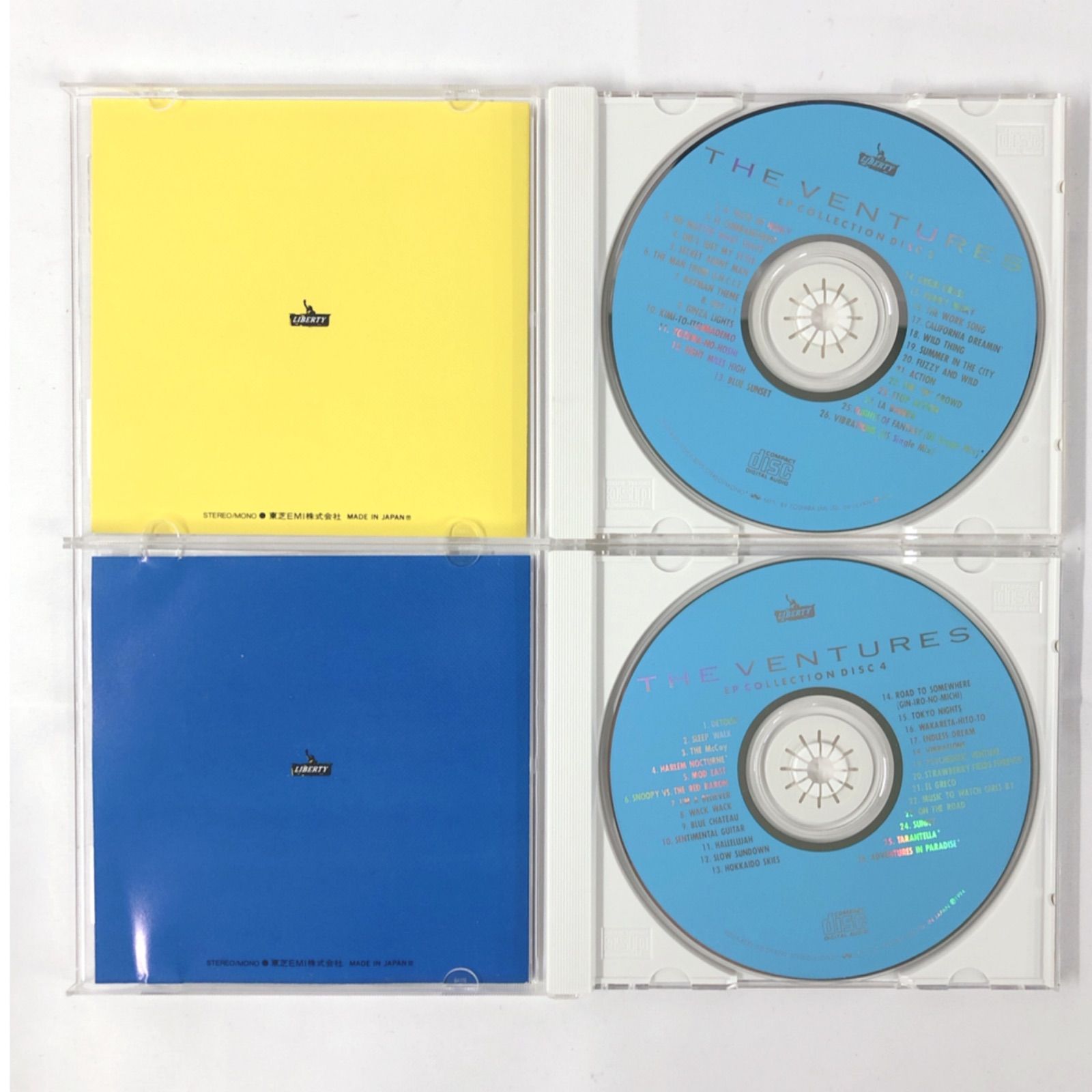 THE VENTURES 4枚セット(バラ売り可) ザ・ベンチャーズ 4CDセットTHE VENTURES EP COLLECTION - メルカリ