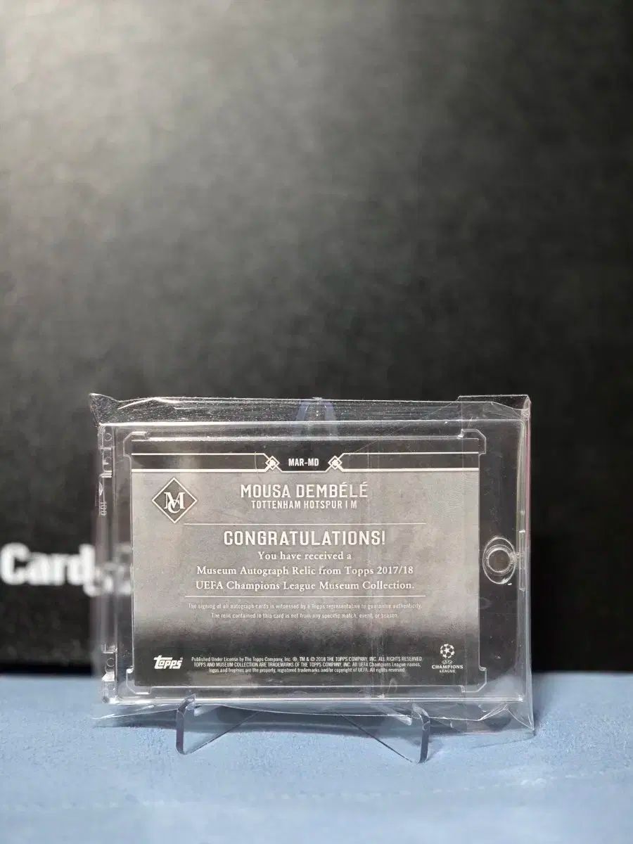 ムサ デンベレ トップス MUSEUM ミュージアム オート レリック 75 トッテナム サイン カード