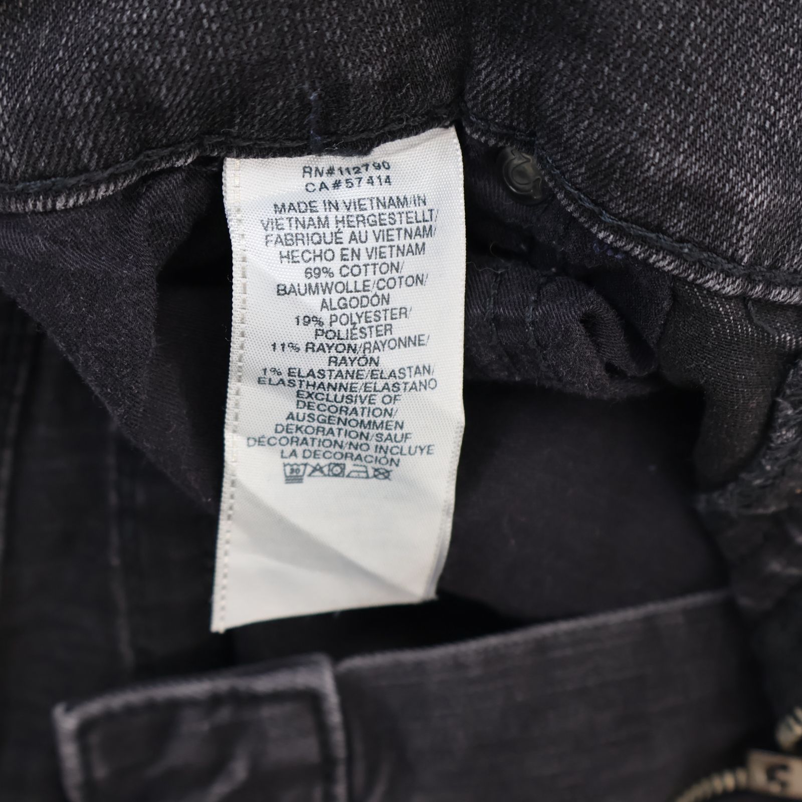 true religion トゥルーレリジョン デニム Black Denim 34 - メルカリ