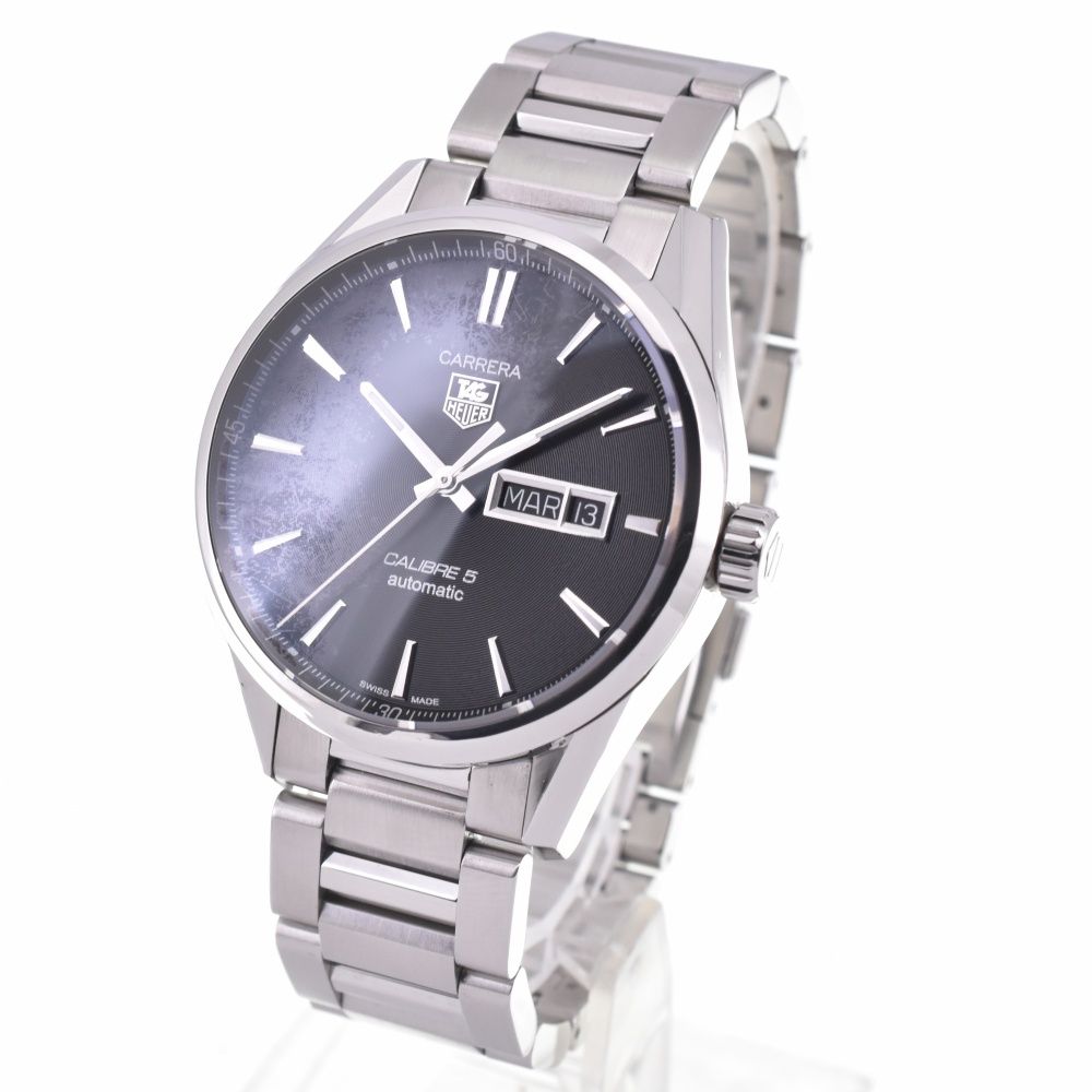 タグホイヤー TAG HEUER WAR 201 A カレラ キャリバー5 デイデイト 自動巻き メンズ 箱 保証書付き L 143057