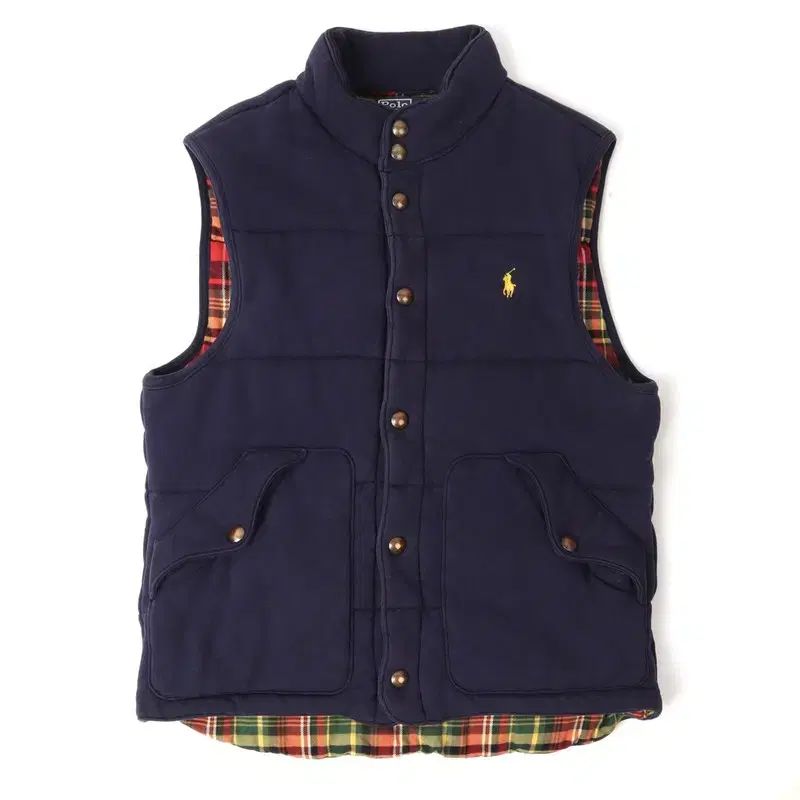 POLO RALPH LAUREN ポロラルフローレン ネイビー フランネル コットン ベスト