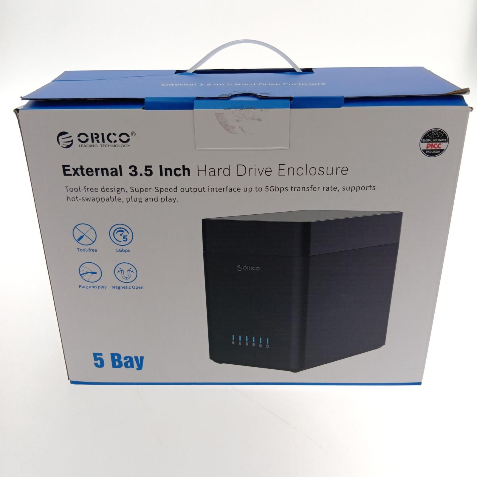 □□ORICO HDDケース Type-C接続 ハードディスクケース DS500C3
