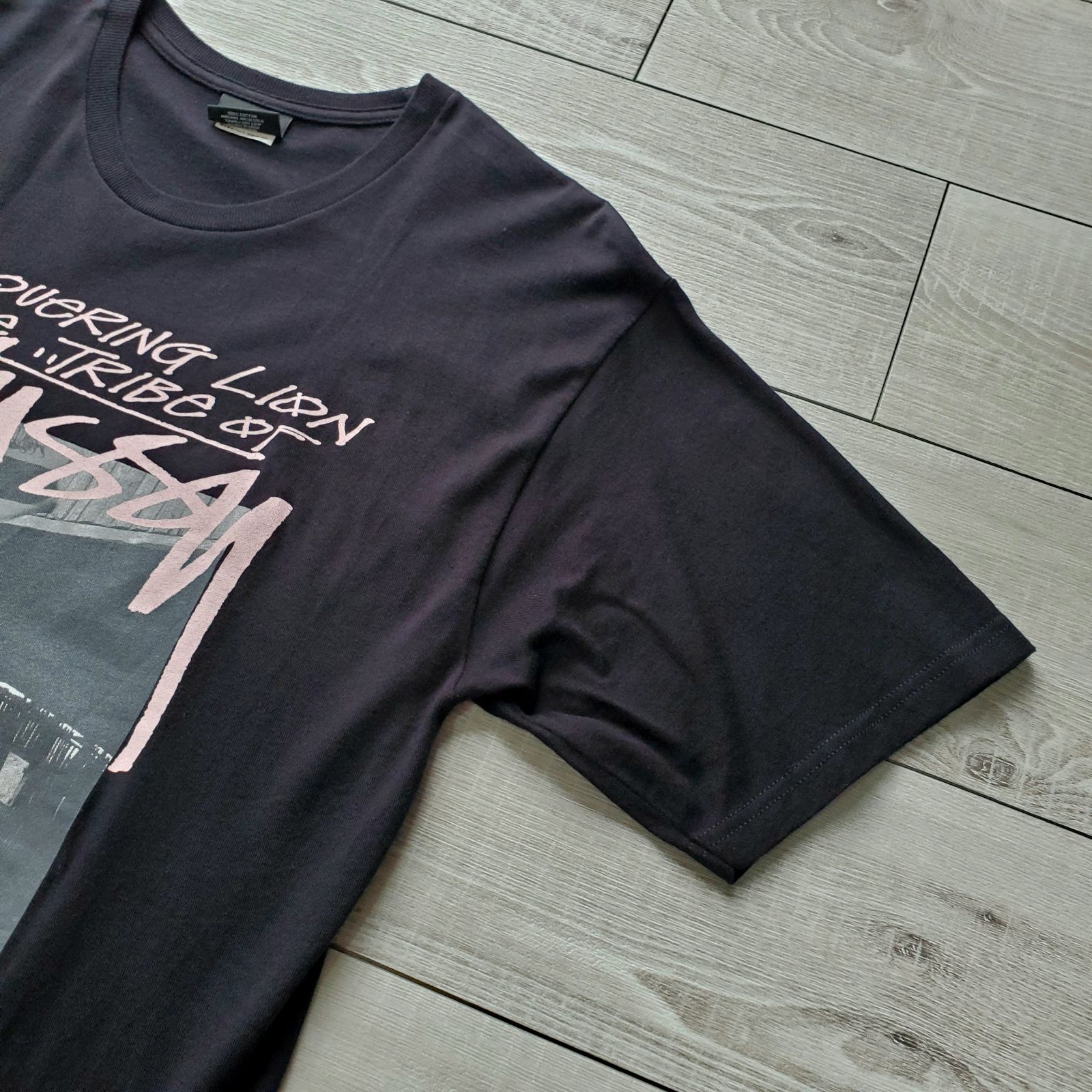 STUSSYステューシー□極美品 17年 Who Jah Bless No Man Curse tee