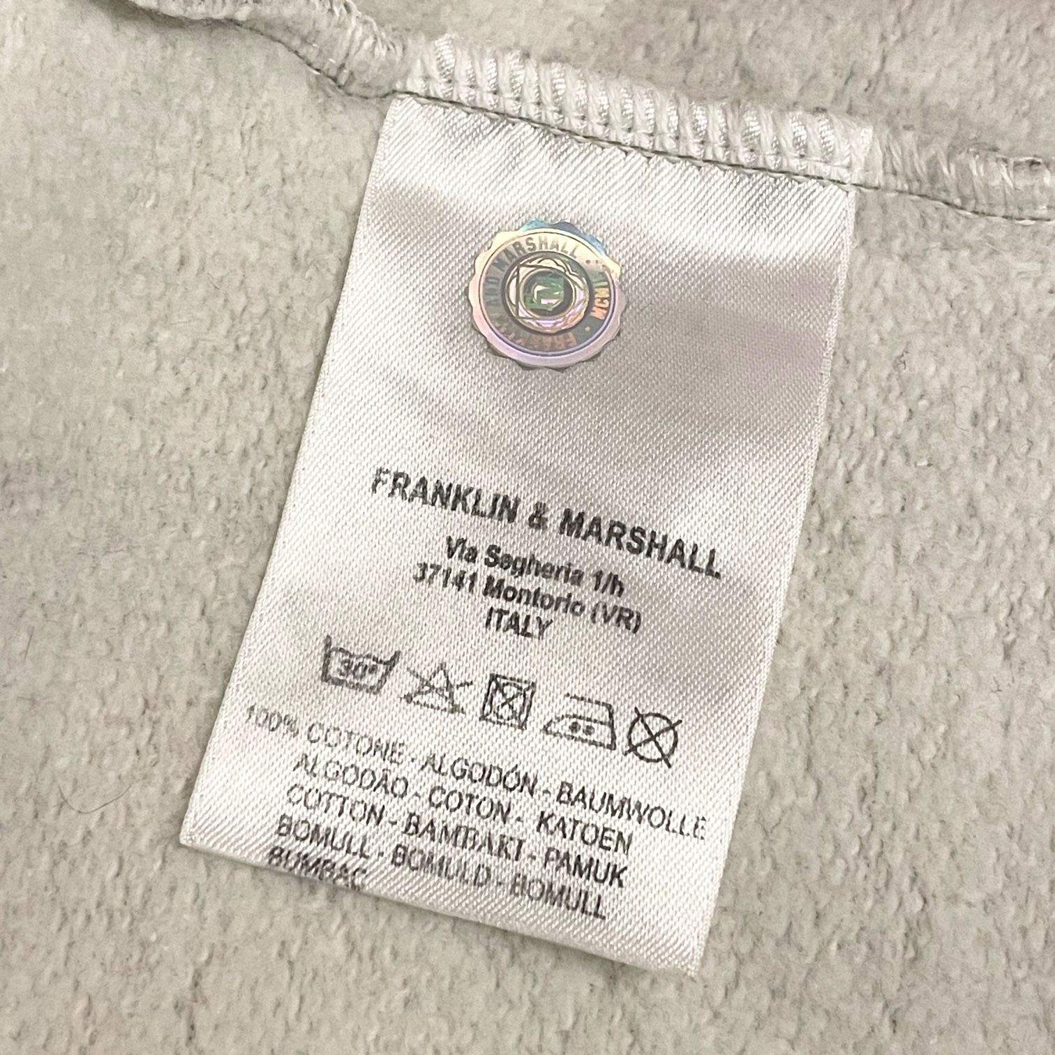 MADE IN ITALY製 FRANKLIN MARSHALL LAB パッチワークプリント 