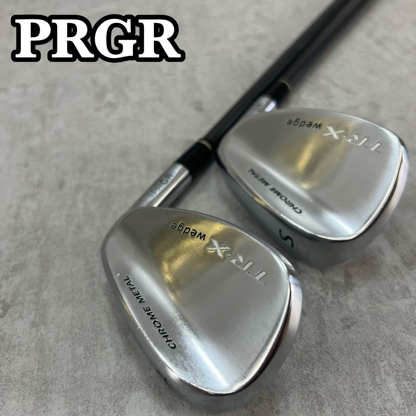 PRGR - G393 PRGR プロギア　ゴルフ フルセットメンズ 右利き プロギア TR・X メンズゴルフ ウェッジセット 2本 SR 右利き用