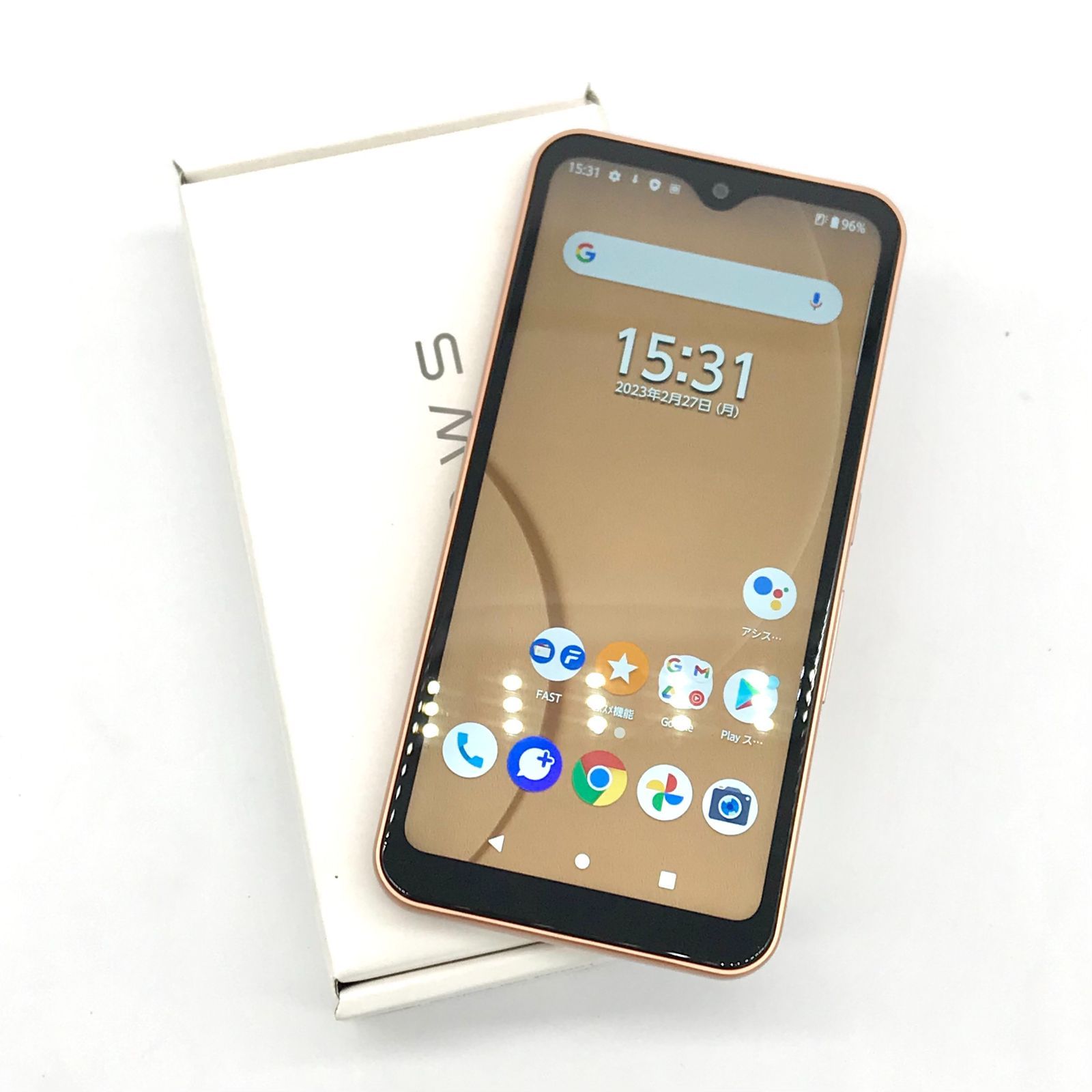 arrows We ローズゴールド 64 GB au 無料発送 - スマートフォン本体