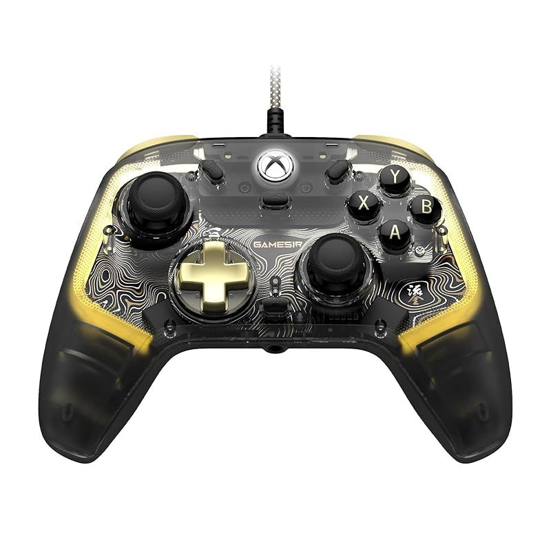 GameSir kaleid Flux Xbox コントローラー PC コントローラー 有線 スケルトン ホールエフェクトスティック＆トリガー搭載 RGBライト効果 3.5mmオーディオジャック Xbox Series X|S Xbox One Windo