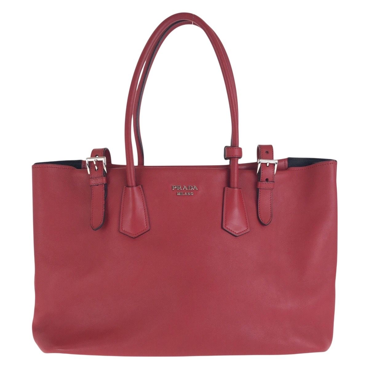 プラダ PRADA トートバッグ セミショルダー シルバー金具
