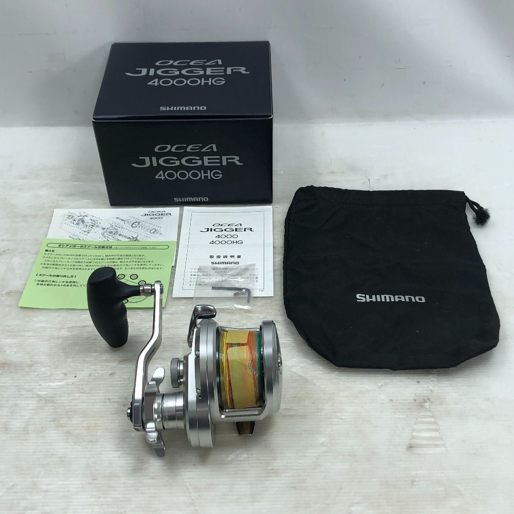 ΣΣSHIMANO シマノ OCEA JIGGER 20オシアジガー 4000HG 両軸リール やや  