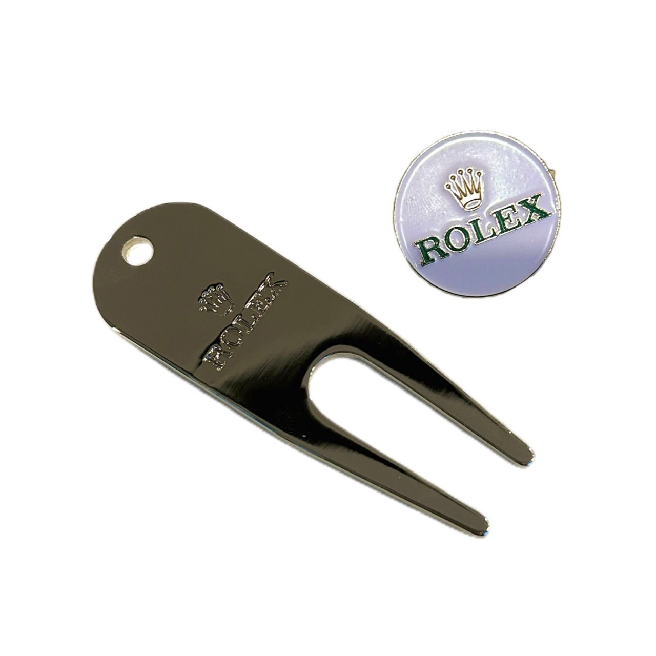 美品】 ROLEX ロレックス 非売品 ゴルフマーカー グリーンフォーク 