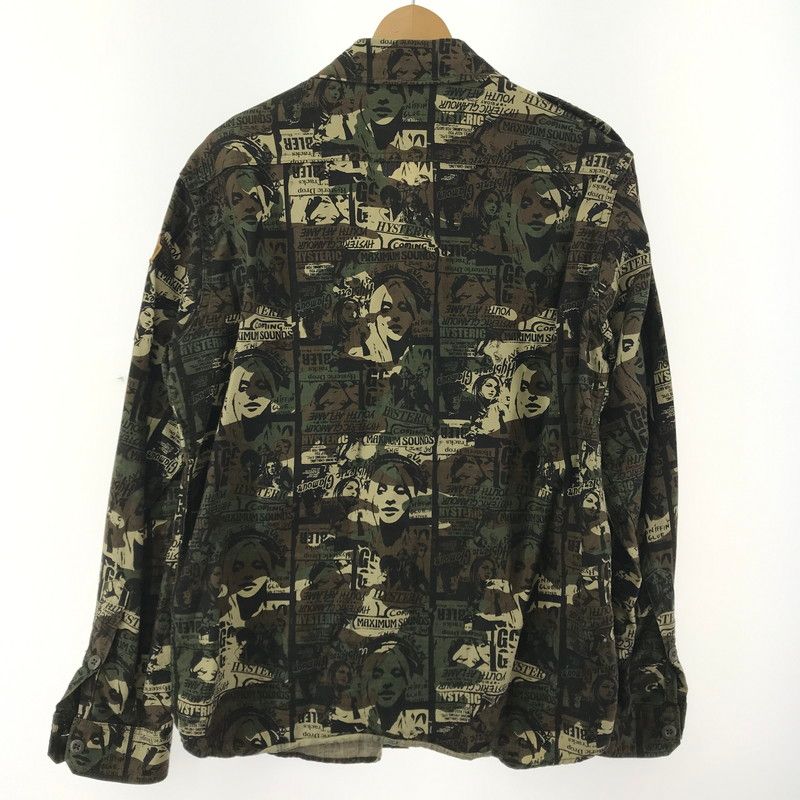 中古品】 HYSTERIC GLAMOUR 02171AH09 ミリタリーシャツ