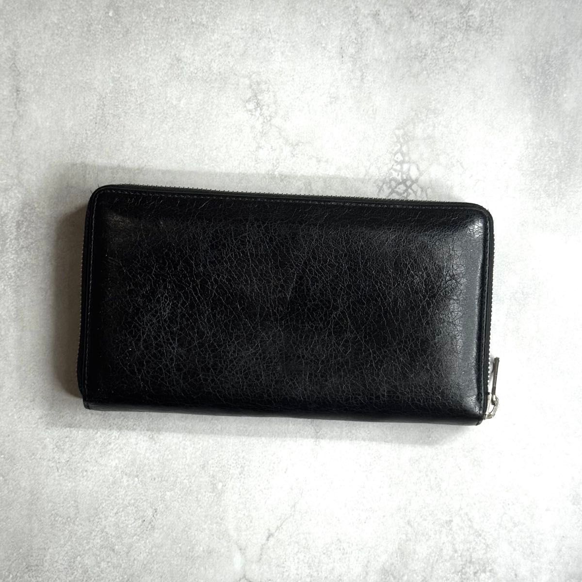 バレンシアガ BALENCIAGA メンズ ブラック⁄ホワイト ウォレット 3 