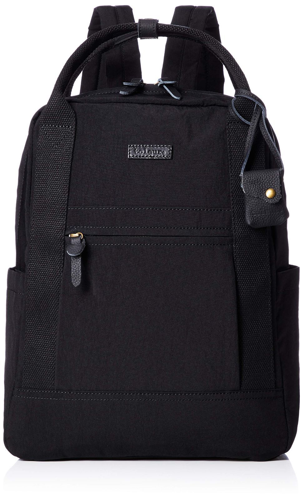 Color ブラック トーラ リュック リンクルナイロンB カウレザー ブラック