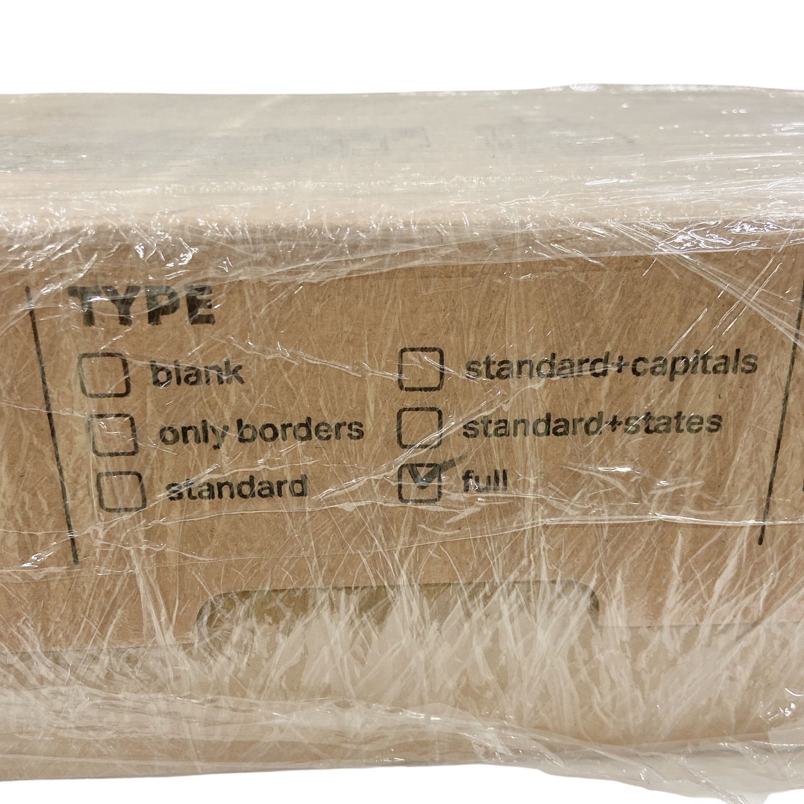 AT-164 3D Wood World Map 壁掛け木製世界地図 plywood English Lサイズ ピン 15個 NEXPOTALLINN_EU