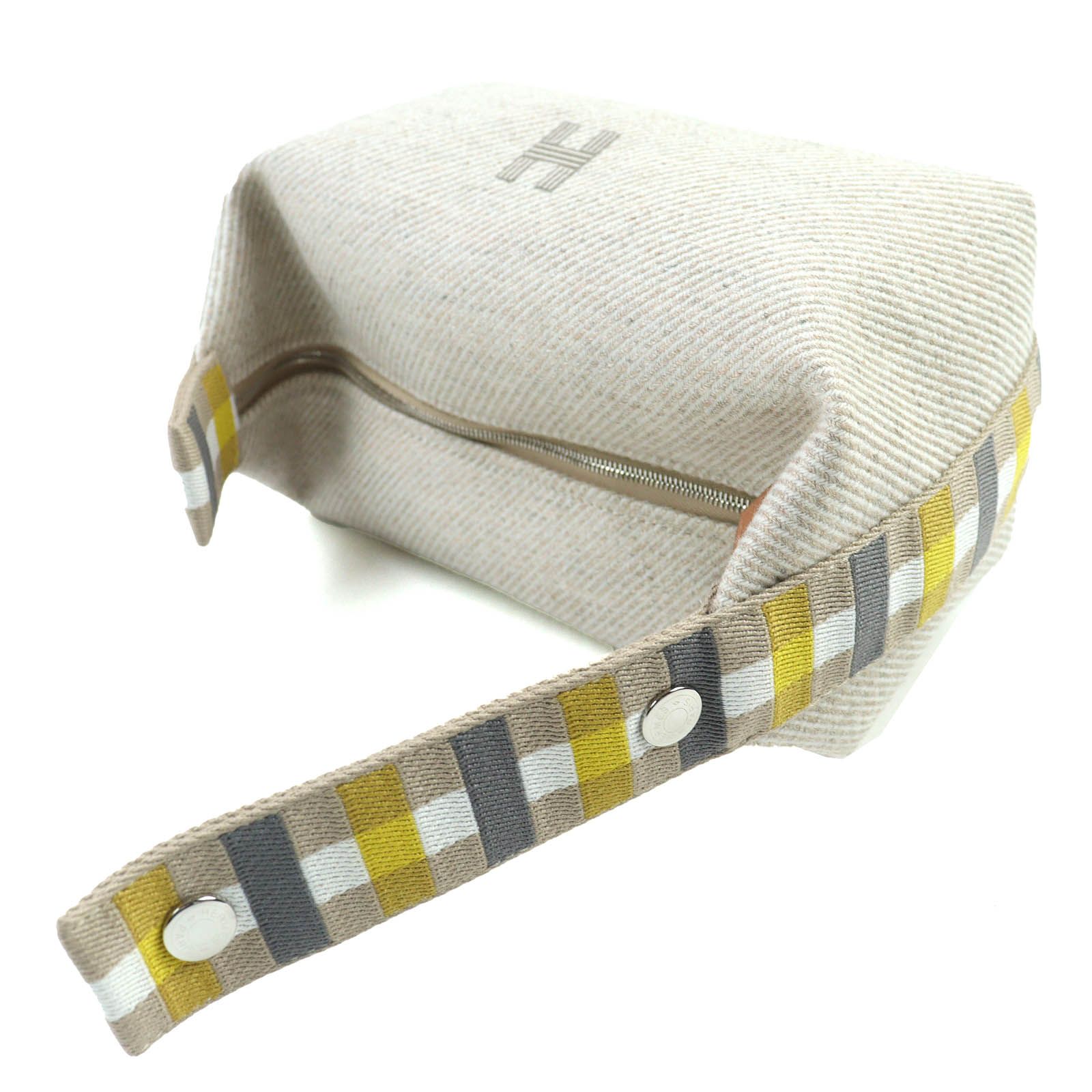 未使用品△HERMES エルメス ブリッド ア ブラック PM オ カレ ウール  