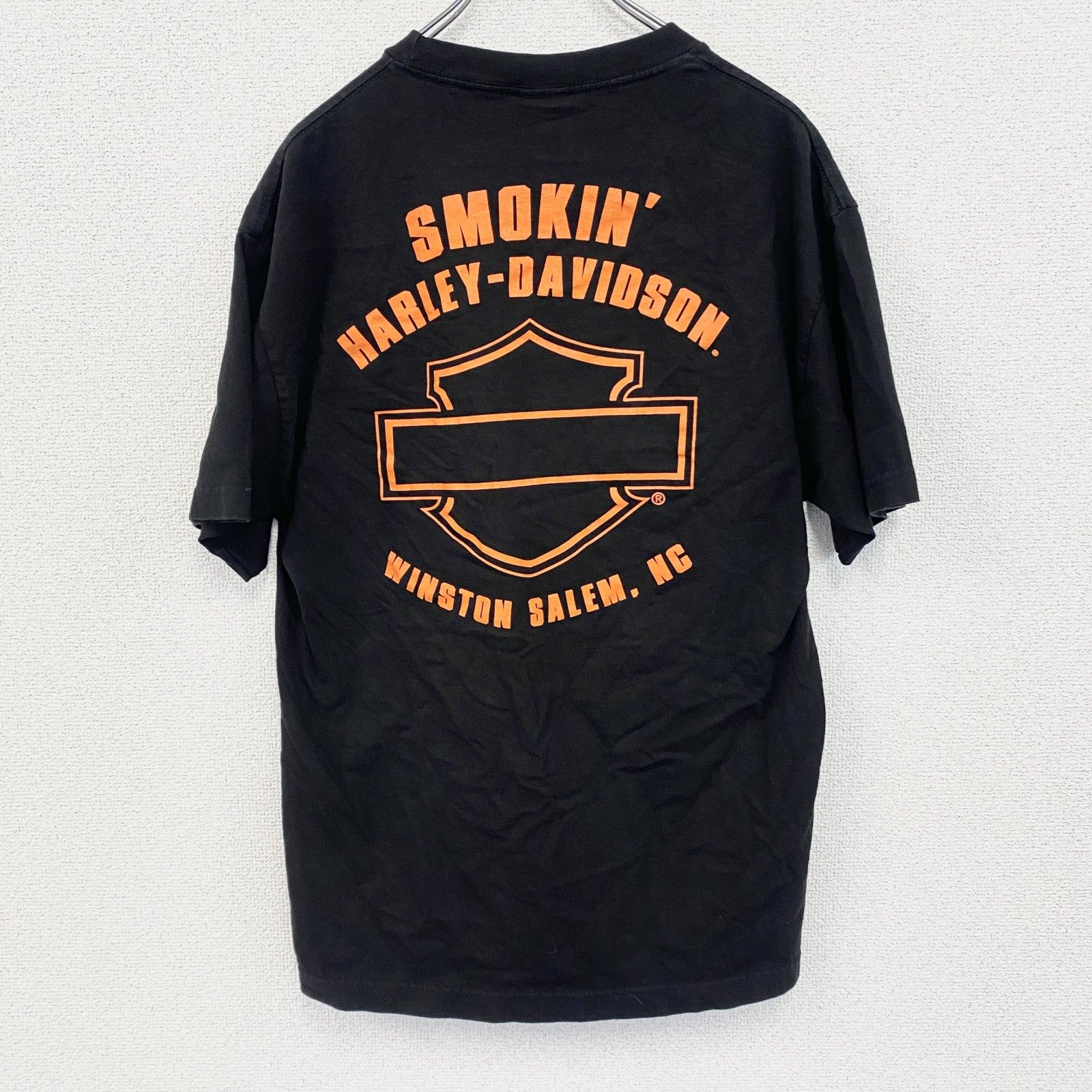 802☆ハーレーダビッドソン☆半袖Tシャツ☆ビッグロゴプリント☆両面☆蒸気船☆黒 805☆ハーレーダビッドソン☆半袖Tシャツ☆ロゴプリント☆両面