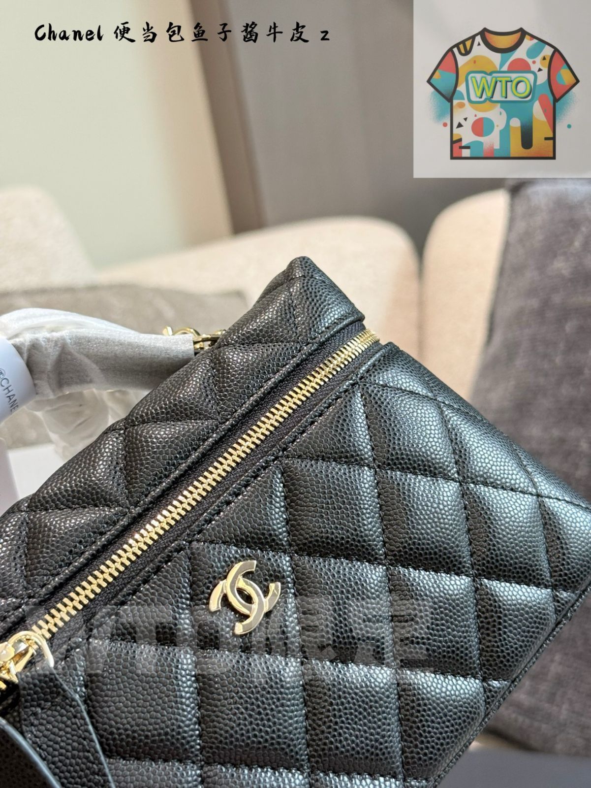 並行輸入品CHANEL手袋 Chanel 25小号手袋, 帆布与亮金色金属, 淡紫— 精品| CHANEL 香奈儿