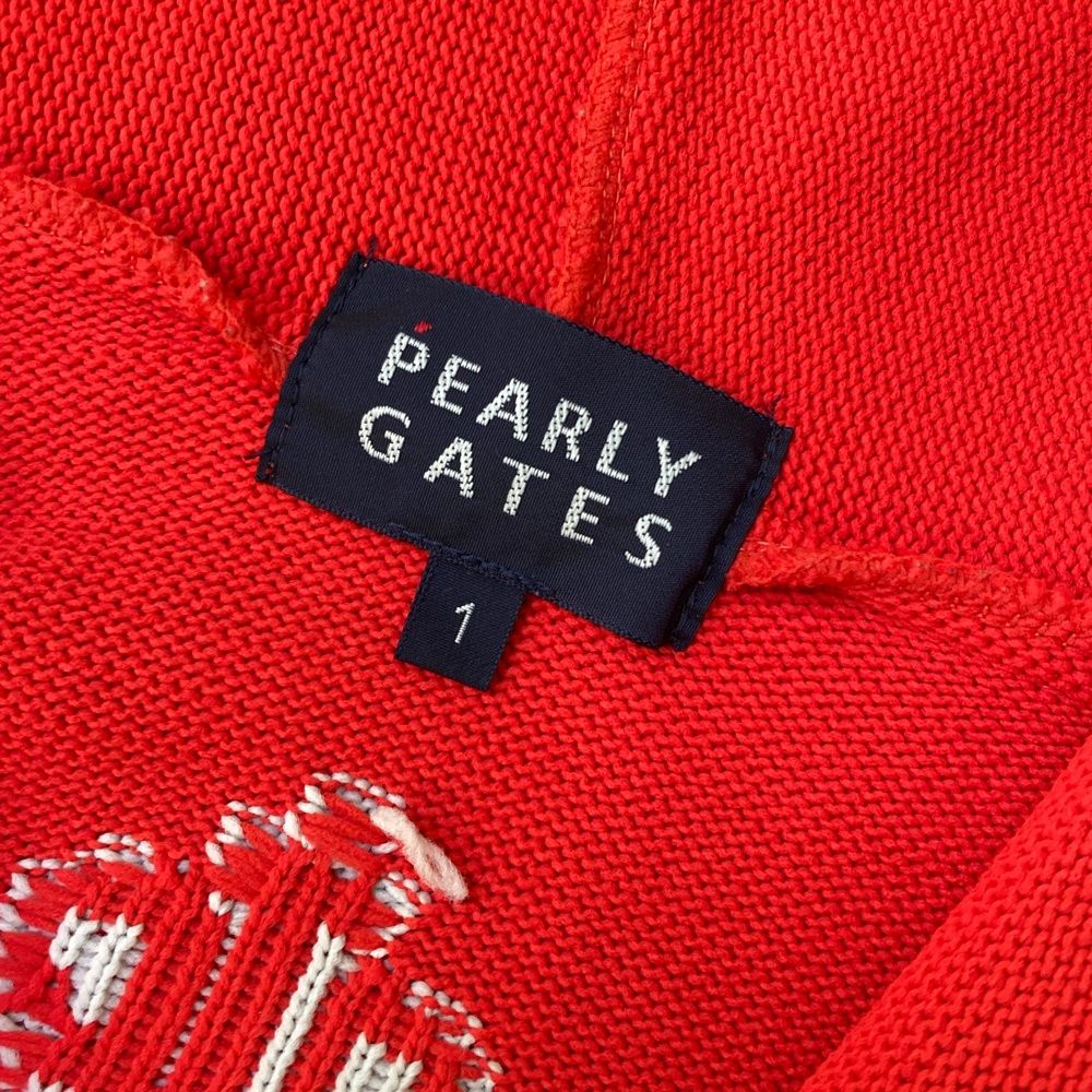 サイズ 1 PEARLY GATES パーリーゲイツ ジッブパーカー レッド系 241003000348 ゴルフウェア レディース ストスト LLC-HASEGAWATOSO_COM