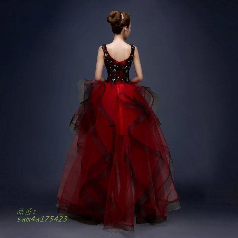 ロングドレス 演奏会用 パーティードレス 結婚式 ドレス ステージドレス 大きいサイズ 20代30代40代 コー合唱衣装 ピアノ マキシ丈 発表会 成人式 am4a175423 MAAHADDERANG_COM