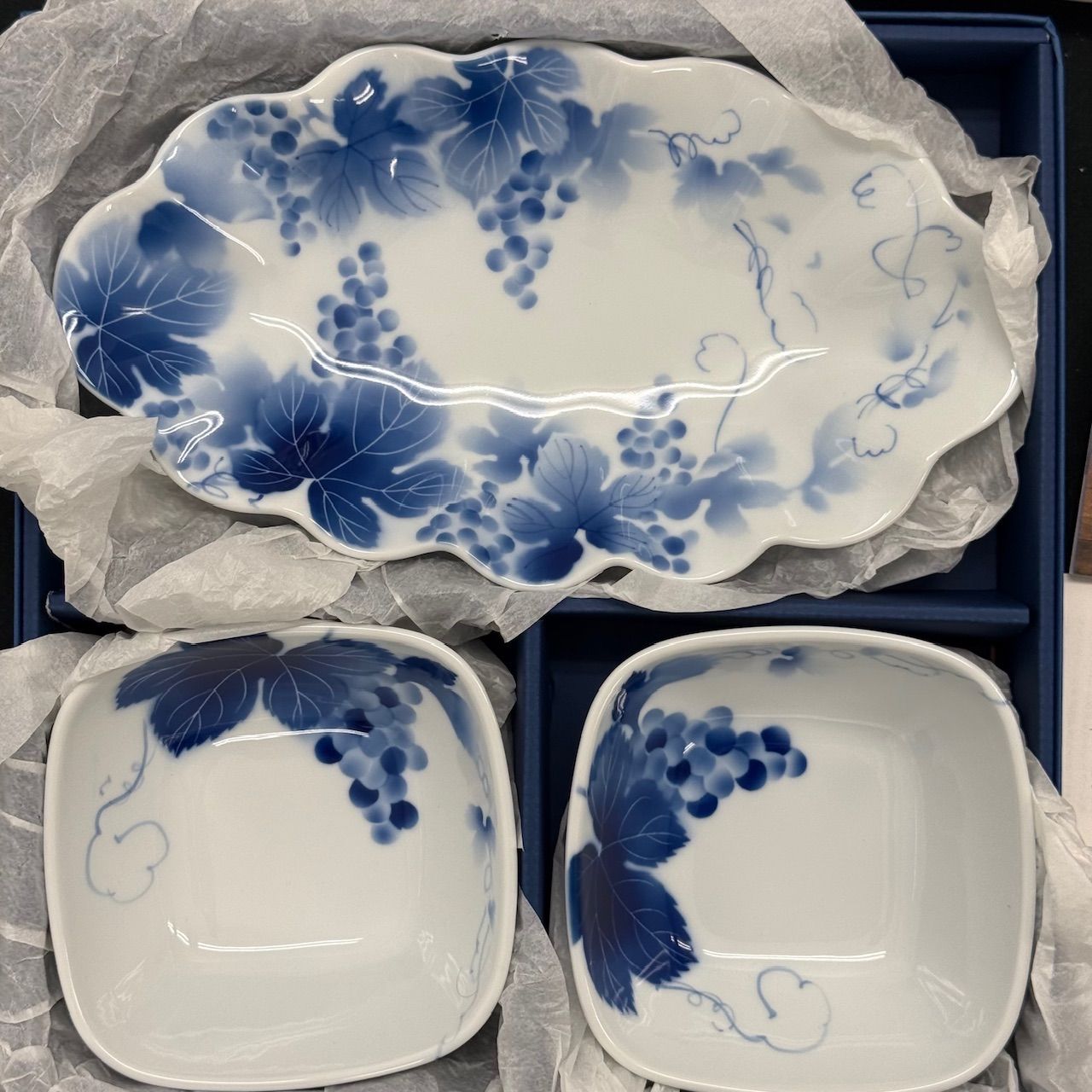 新品・未使用】深川製磁 Blue Winery ブルーワイナリー トライアル