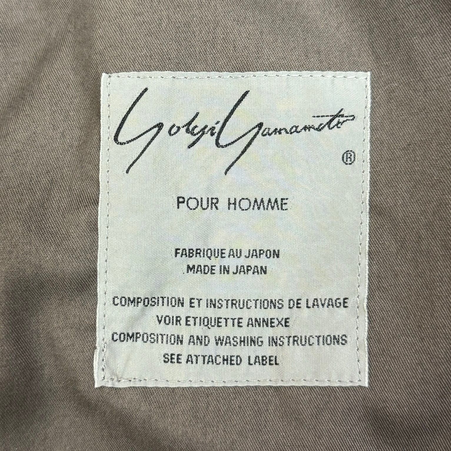 Yohji Yamamoto pour homme 96SS 花と少年期 レプリカ 牡丹柄