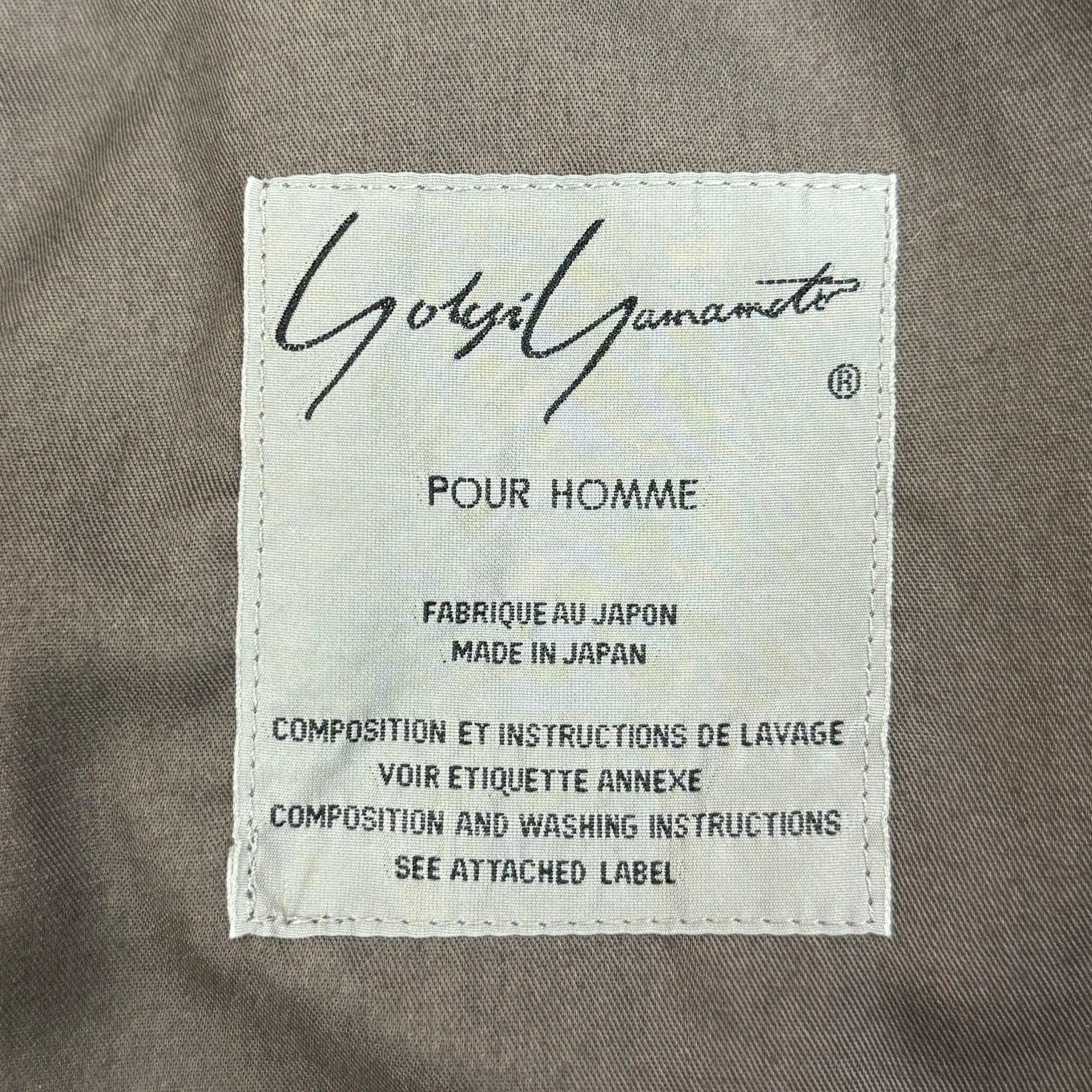 Yohji Yamamoto pour homme 96SS 花と少年期 レプリカ 牡丹柄 ワイド