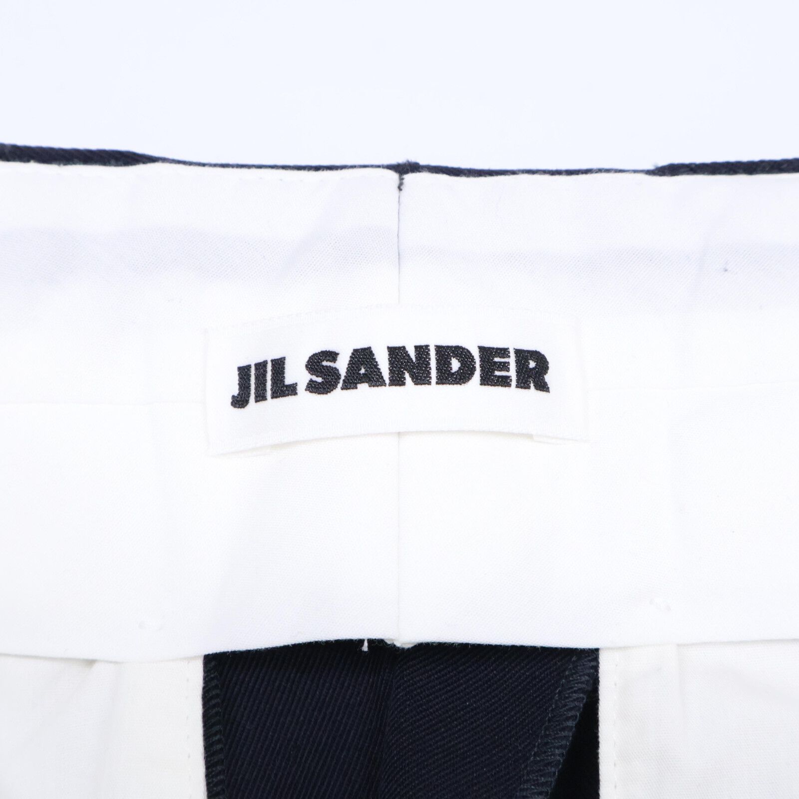 JIL SANDER ジルサンダー 24年 ﾜｰﾄﾞﾛｰﾌﾞ ﾈｲﾋﾞｰ WTROUSER05 44 - メルカリ