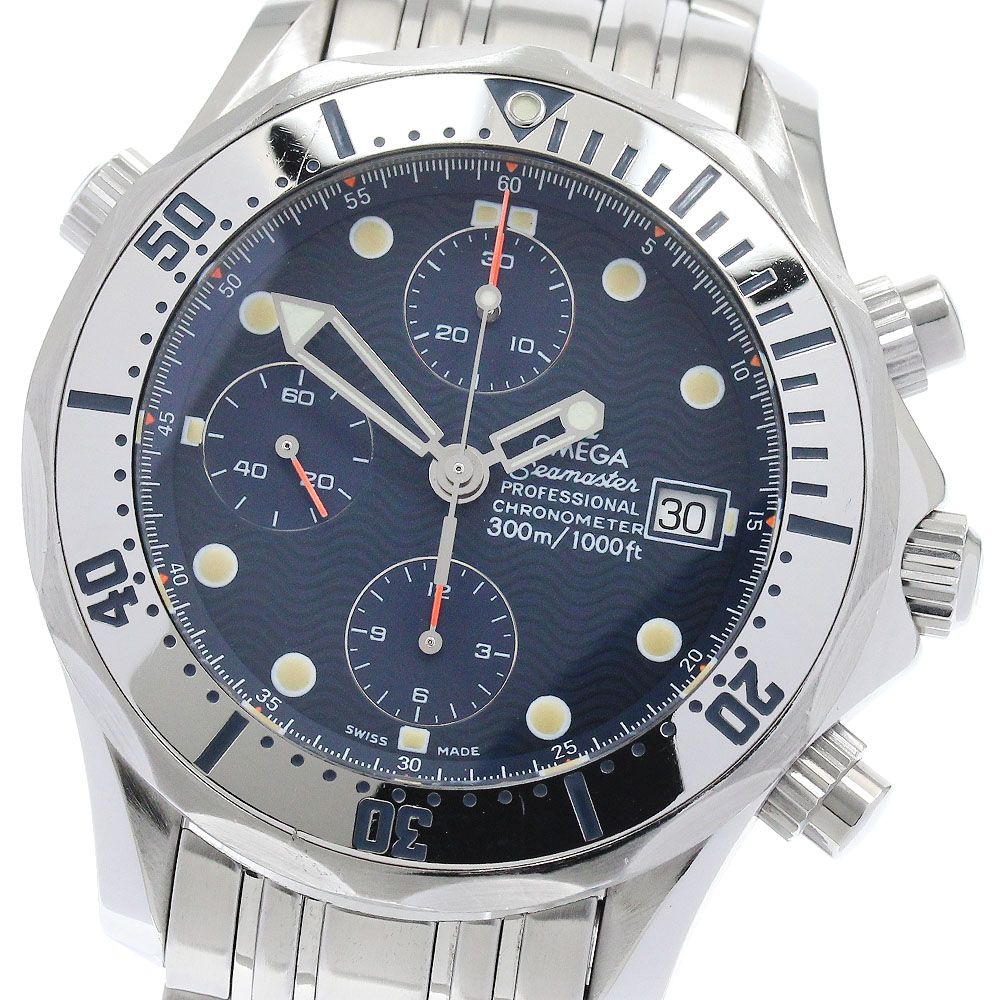 オメガ OMEGA 2598.80 シーマスター300 クロノグラフ デイト