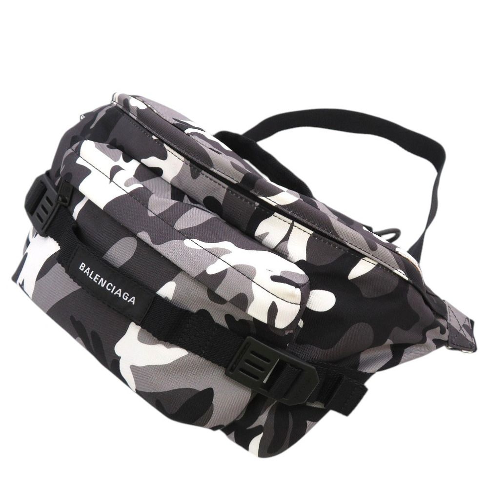 美品 バレンシアガ ボディバッグ ARMY カモフラ 644035 ウエストバッグ  