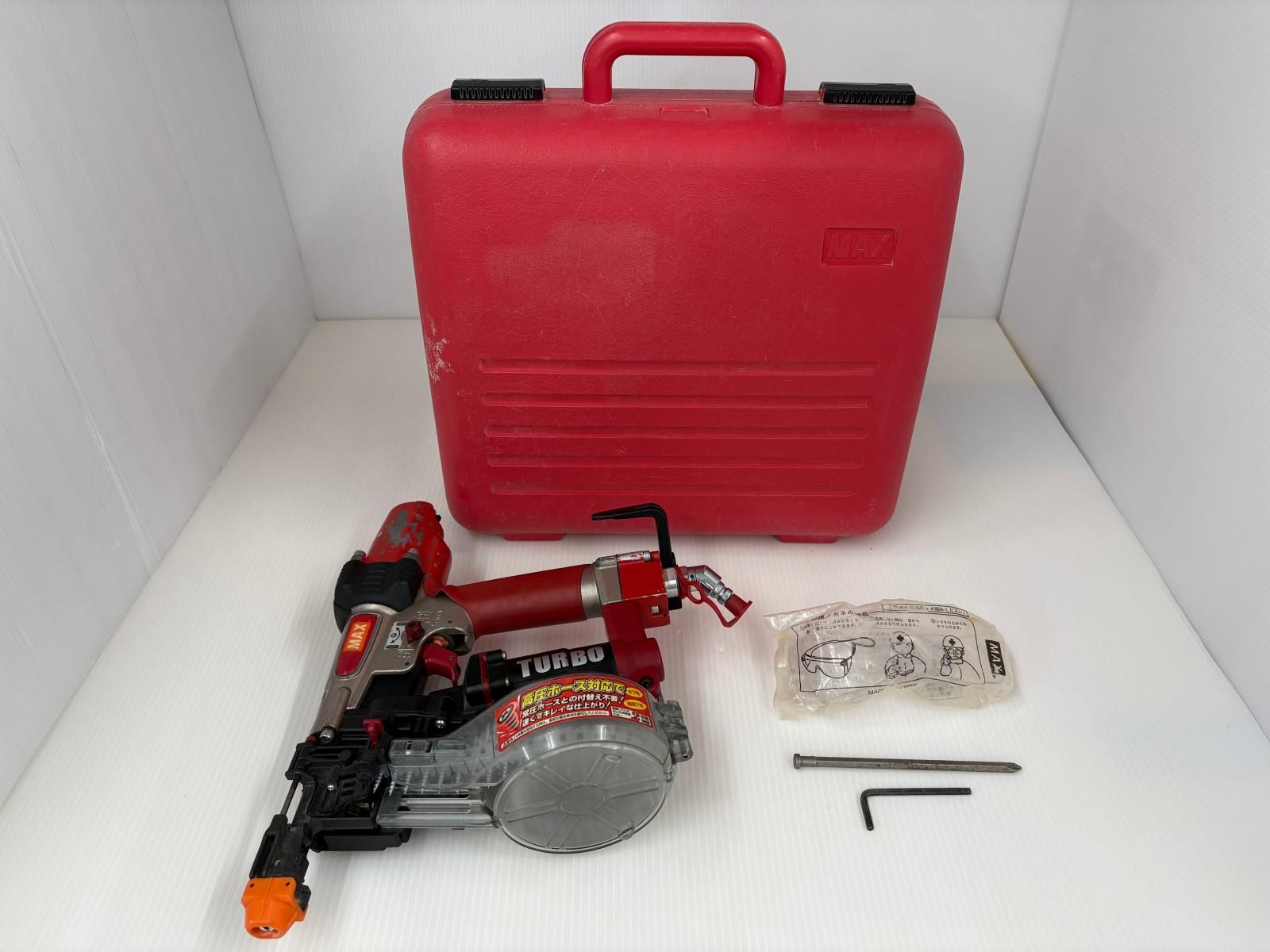 ジャンク品】MAX マックス ターボドライバ エアネジ打機 HV-R41G1 