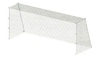 数量 有結節 白 四角目 網目13 cm角 一般サッカーゴールネット 2張1組 LIGHT トーエイライト 適合ゴールサイズ 幅744×上奥行135×下奥行245×高さ256 cm B 7175 TOEI