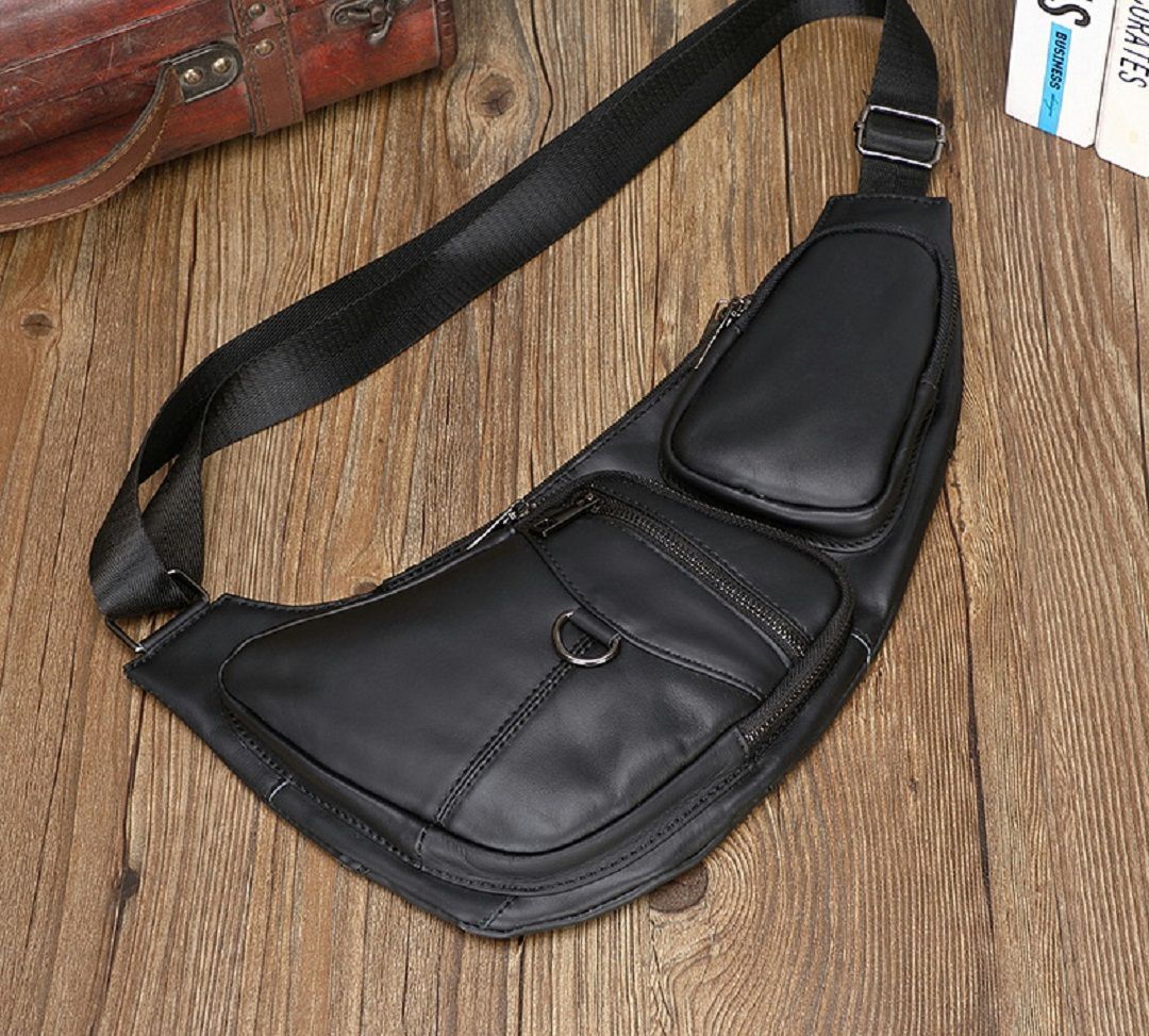 美品】DOUBLES ダブルス 本革 レザー ショルダーバッグ ブラック 黒 