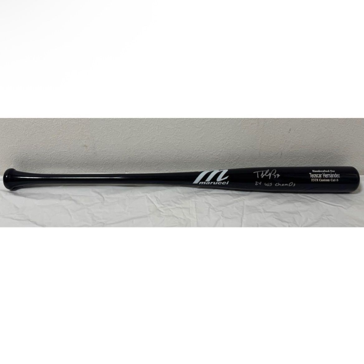 正規品！ドジャース ヘルナンデス 直筆サイン バット MLB Fanatics 正規品！ドジャース テオスカー ヘルナンデス 直筆サイン バット MLB