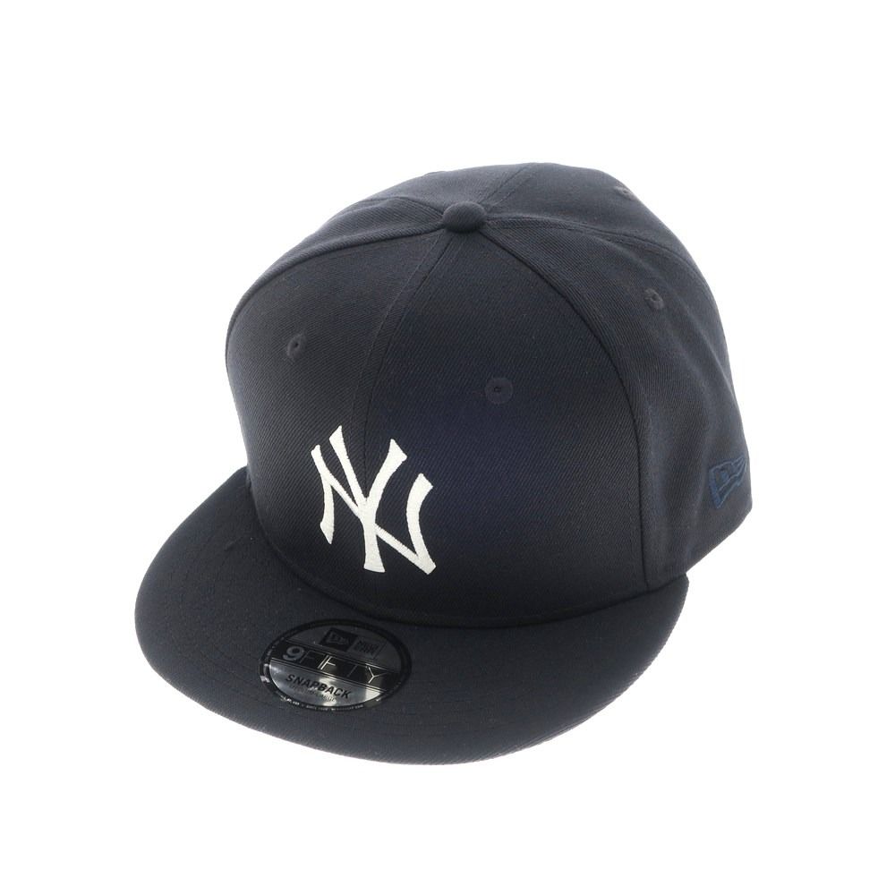 【中古】【未使用】ニューエラ NEW ERA B:MING by BEAMS別注 ポリエステル スナップバック キャップ ネイビー【サイズFREE】【メンズ】