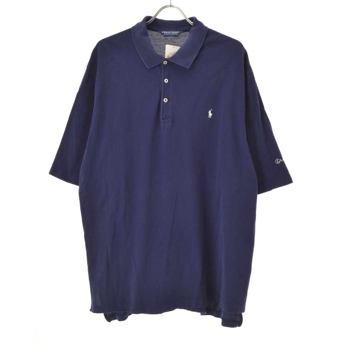 POLOGOLF】RLX LEXUS ワンポイント刺繍半袖ポロシャツ POLOGOLF】RLX