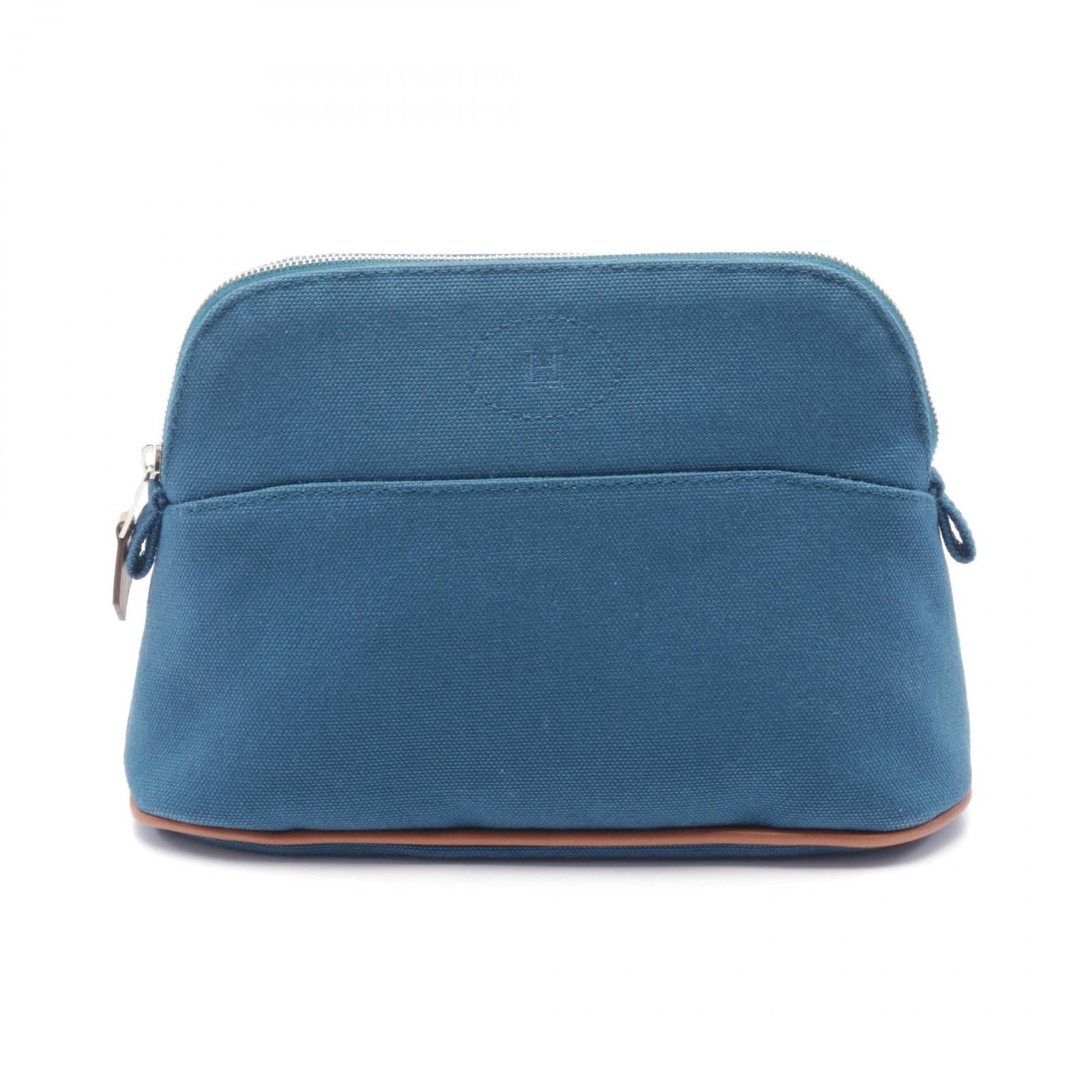 エルメス HERMES ポーチ ボリードポーチ ミニ ブルーペトロール
