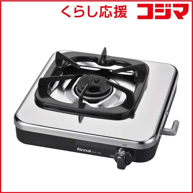 新品 未開封 】 リンナイ Rinnai ガス1口コンロ ステンレス天板 