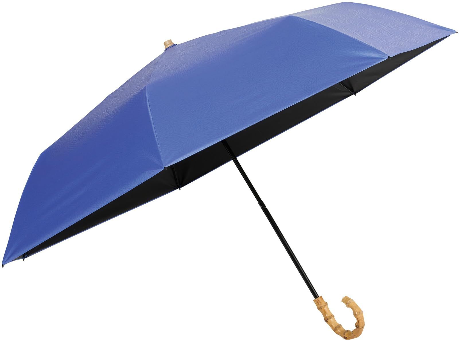 Color 紅掛空色_Size 50 centimeters マブ mabu 日傘 UVカット 100 傘 日傘兼用雨傘 レディース 50cm 7本骨 江戸 紅掛空色 SMV-41975 雨傘 遮光 晴雨兼用傘 おしゃれ 軽量 和柄 人気 大