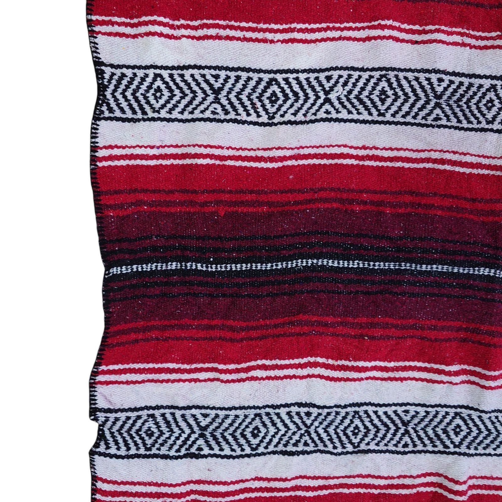 vintageラグ カーペット メキシコ製 メキシカンドビー ボーダー