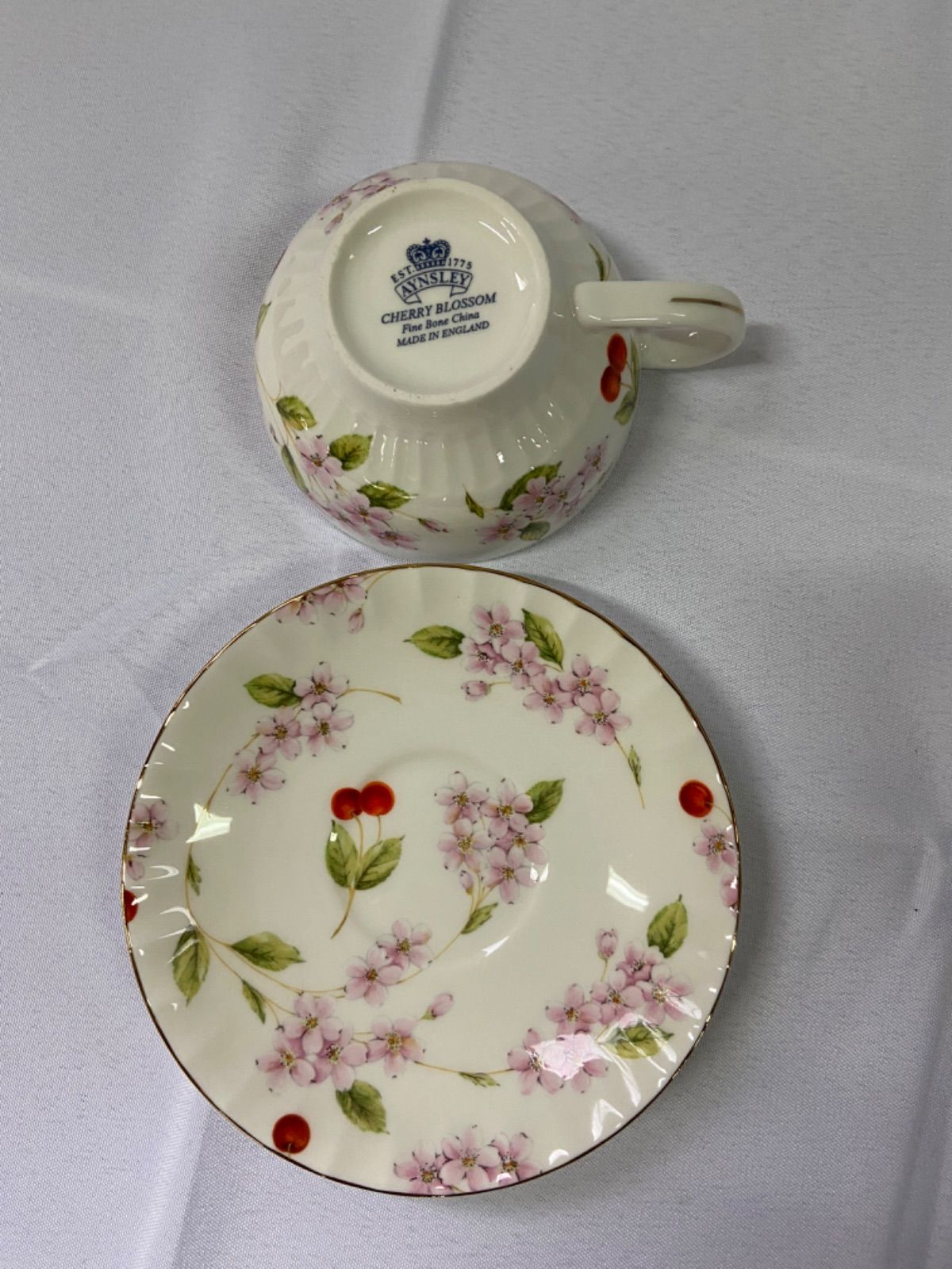 AYNSLEY エインズレイ チェリーブロッサム ティーセット 希少 AYNSLEY