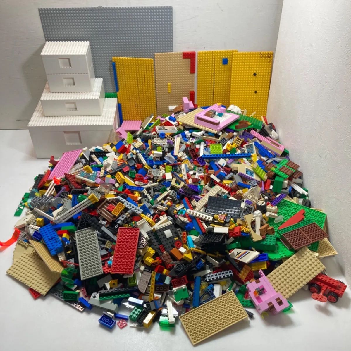 ☆お値下げ！ LEGO レゴ ブロック 基礎板、フィグ、パーツ 大量 約12kg 