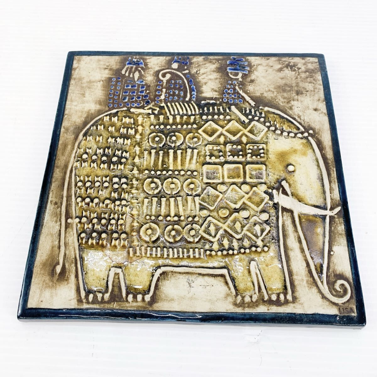 Lisa Larson リサ ラーソン GUSTAVSBERG グスタフスベリ 陶板 象