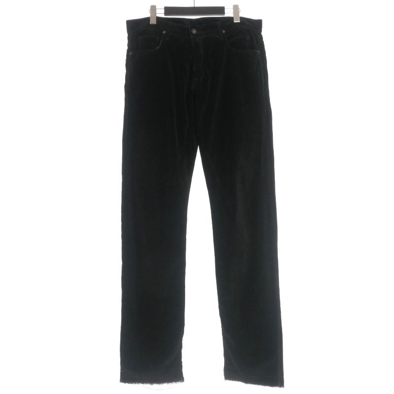 ダークシャドウ DRKSHDW カットオフ ベロアパンツ 36 ブラック 黒 ダークシャドウ DRKSHDW カットオフ ベロアパンツ 36 ブラック 黒