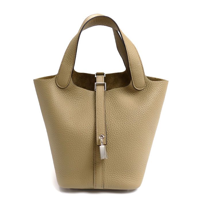 HERMES エルメス ピコタンロック18 ハンドバッグ トレンチ
