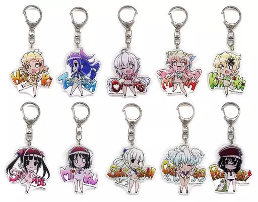 み～んなでキラッとプリティーライブ2018限定 アクリルキーホルダー10種セット プリティーオールフレンズWEBくじ第10弾『キラッと☆PARAJUKU