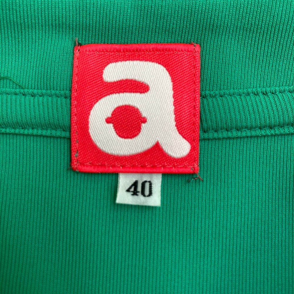 サイズ：40 ARCHIVIO アルチビオ 半袖ポロシャツ グリーン系